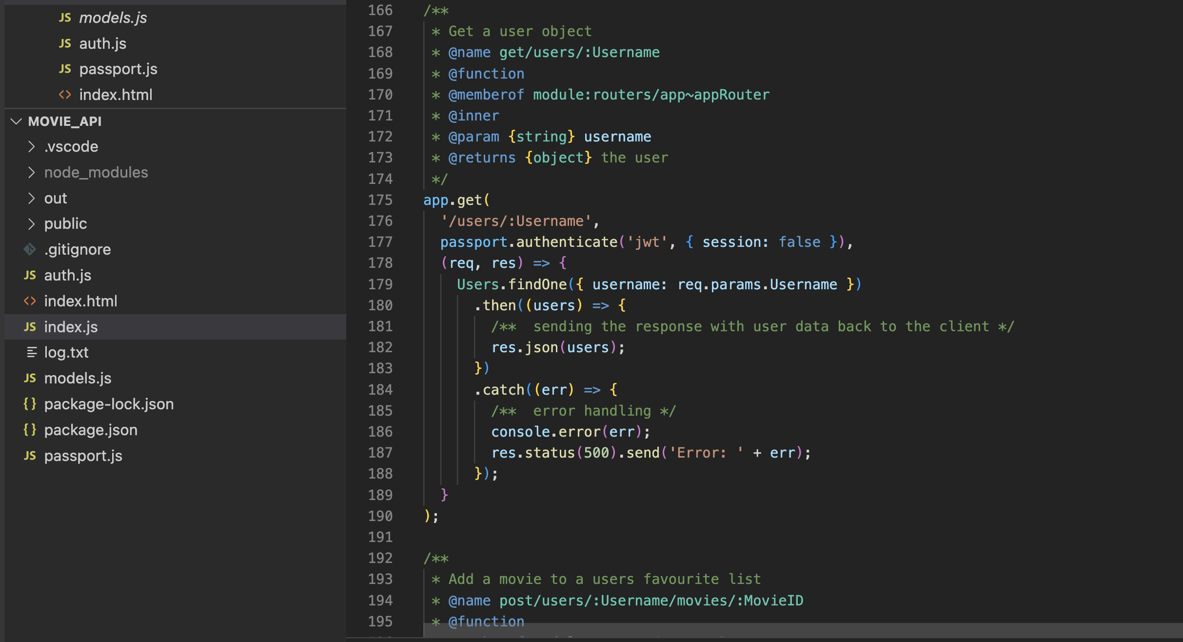 movie API server side